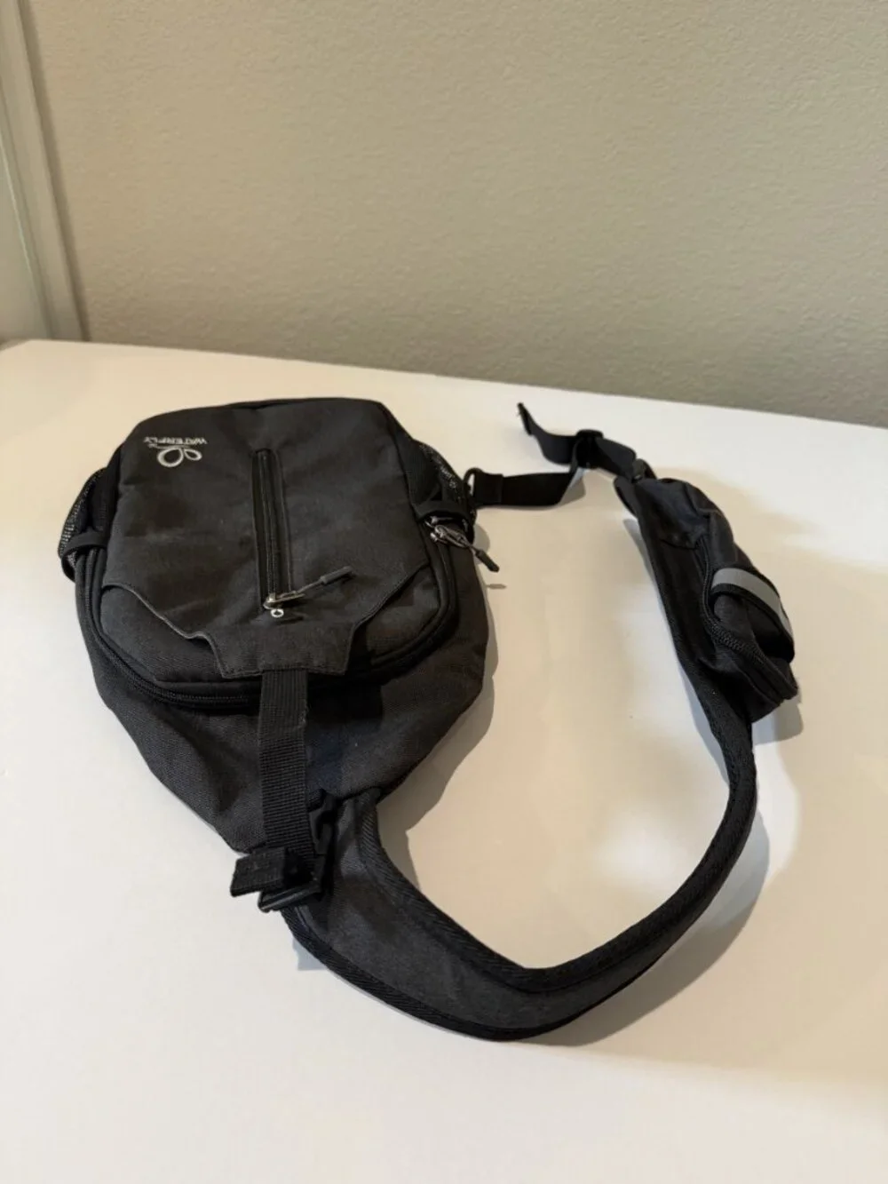 Waterfly Sling Bag Crossbody Chest Backpack Dark Grey Adjustable Strap